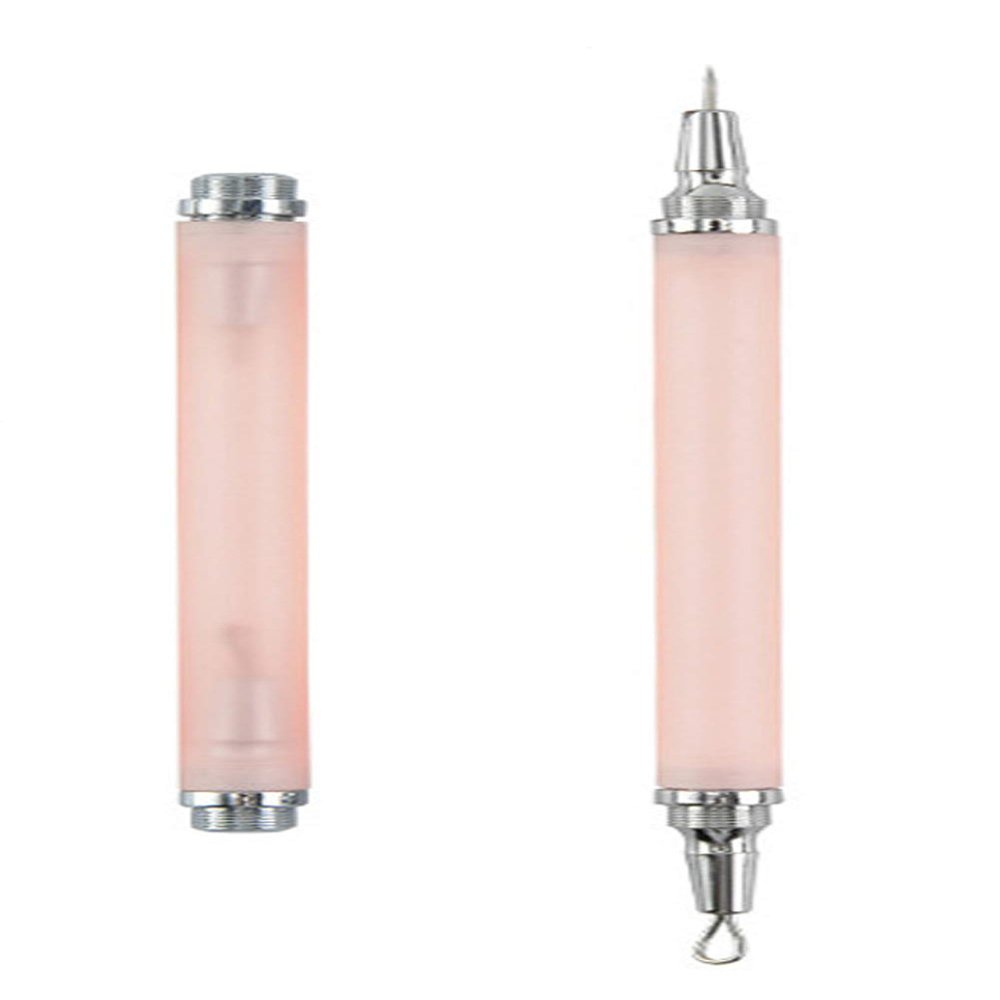 1Pcs Stainless Steel Pimples Blackhead Pins with Double Hidden Needle Steel Ring Squeeze Comedone Extractor Tool For Zit White head Color Random