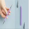 1Pcs Stainless Steel Pimples Blackhead Pins with Double Hidden Needle Steel Ring Squeeze Comedone Extractor Tool For Zit White head Color Random view 4