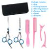 LIGICKY Hair Cutting Scissors Professional Stainless Steel Hairdressing Kits for kids haircuts Thinning Bang Hair Shears for Salon/Home view 2