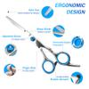 LIGICKY Hair Cutting Scissors Professional Stainless Steel Hairdressing Kits for kids haircuts Thinning Bang Hair Shears for Salon/Home view 4