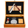 Amazing Naked Armor Straight Razor Kit - Shave-Ready Japanese Steel Blade, Complete Straight Razor Shaving Kit for Men, Straight Razor Beginner Kit, Straight Edge Razor Kit (Brown) view 1