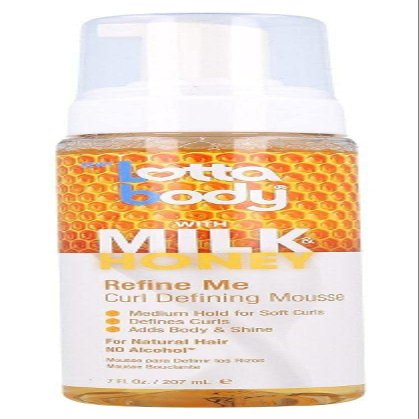 Lotta Body Mousse Curl Define Milk & Honey 7 Ounce Refine Me (Pack of 6)