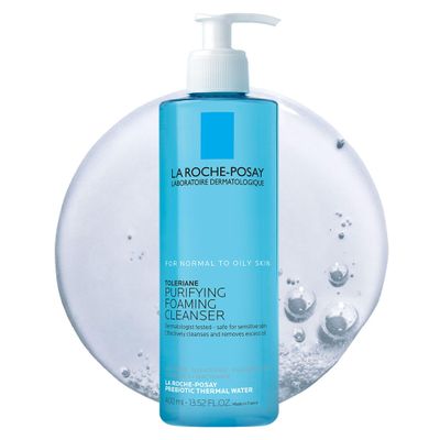 La Roche-Posay Toleriane Purifying Foaming Facial Cleanser, Oil Free Face Wash for Women & Men with Niacinamide + Ceramides, Pore Cleanser Safe For Sensitive Skin, Wont Dry Out Skin, Soap Free, 400ml