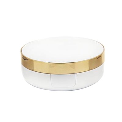 15ml 0.5oz Empty Portable Luxurious Air Cushion Puff Box Dressing Case Powder Box BB Cream Container Holder with Air Cushion Sponge Powder Puff and Mirror (Golden)