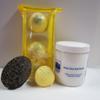 Bath Bomb Products - Bubble Bath Truffles: Lemmon Verbena 3 Pack Bath Truffles, 32 oz Serenity Dry Salt Scrub and Pumice Stone by Dead Sea Spa Care, Bubble Bath, Bubble Truffles, Bath Truffle view 1