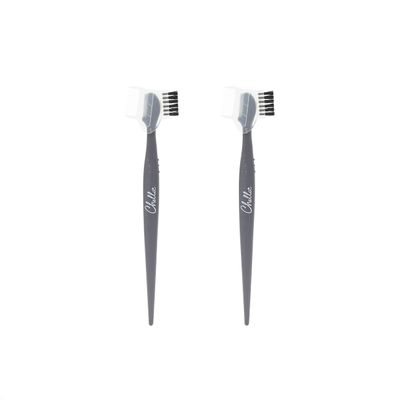 Chella Eyebrow Razor, Brow Razor with Eyebrow Brush and Comb, Pack of 2