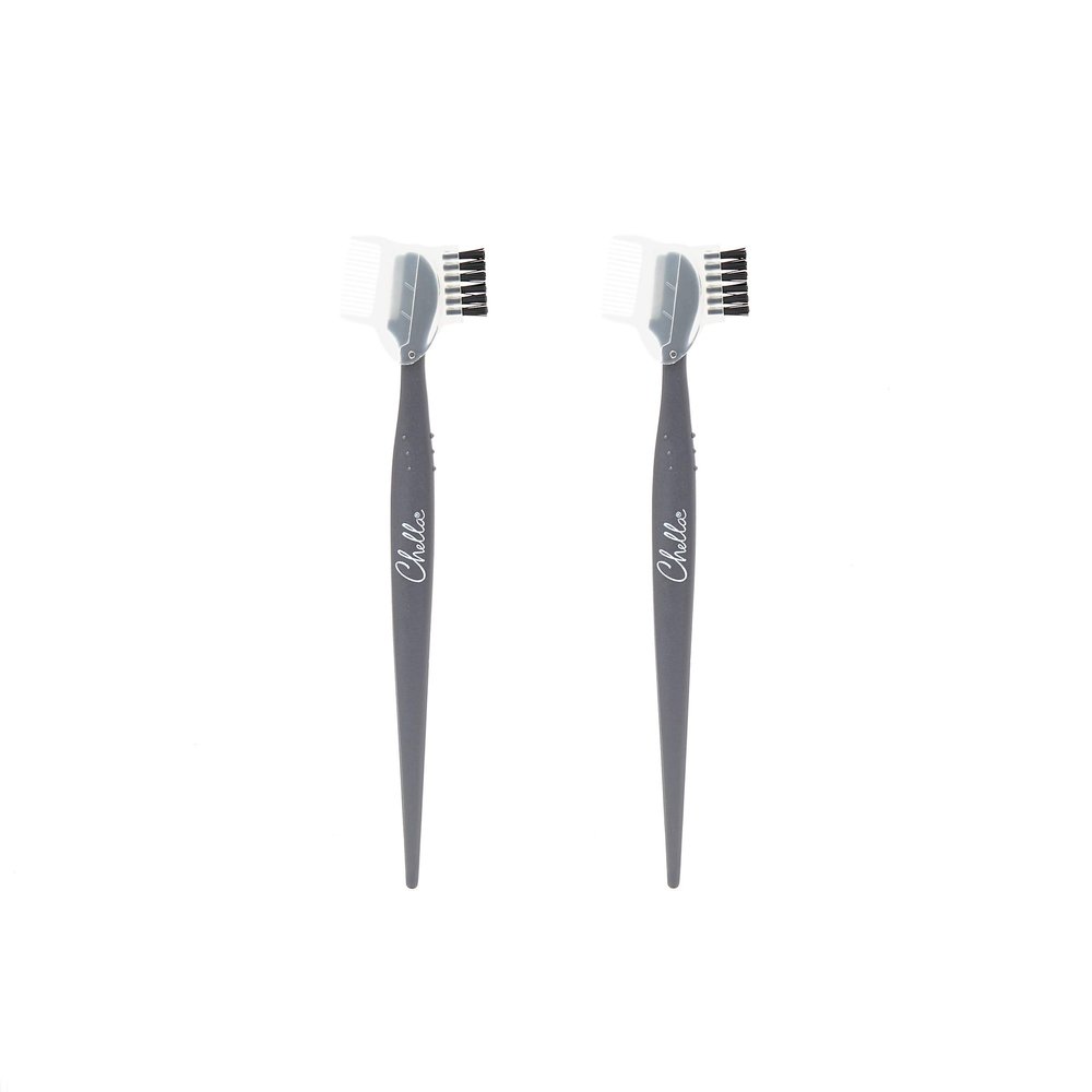 Chella Eyebrow Razor, Brow Razor with Eyebrow Brush and Comb, Pack of 2