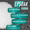 Epsoak Sport: Epsom Salt Soak for Athletes  Fast-Dissolving Magnesium Sulfate with Eucalyptus & Peppermint Oils  Energizing Muscle Relief & Post-Workout Recovery  5 lbs, Made in USA view 2