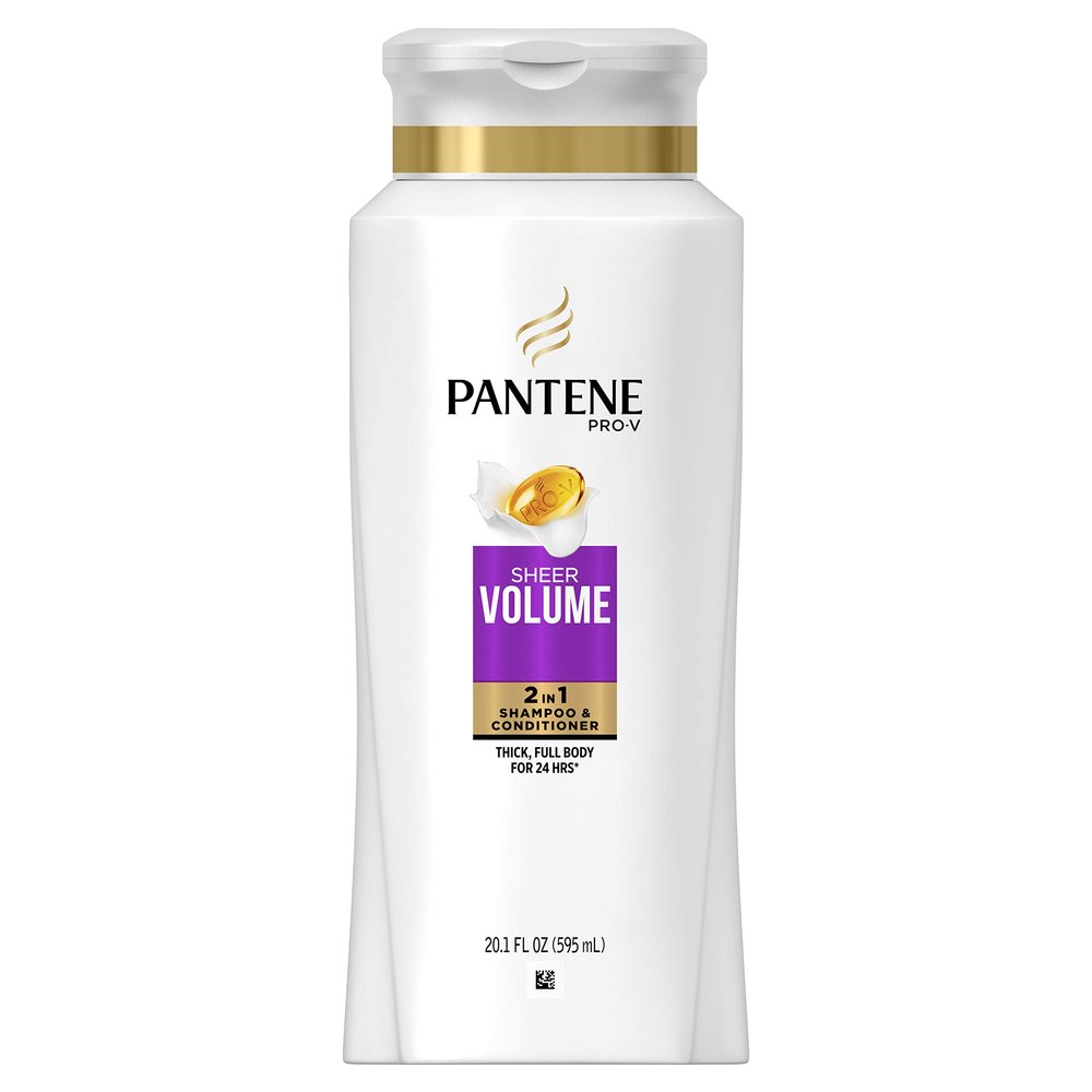 Pantene Pro-V Sheer Volume 2 in 1 Shampoo & Conditioner, 20.1 fl oz