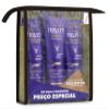 3 Piece Violet Toning Kit for Blonde Hair - Shampoo 280ml, Conditioner Cream 250ml, Intensive Moisturizing Cream 250ml for Advanced Hydration and Repair - Professional Trivitt by Itallian Hairtech view 1