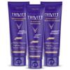 3 Piece Violet Toning Kit for Blonde Hair - Shampoo 280ml, Conditioner Cream 250ml, Intensive Moisturizing Cream 250ml for Advanced Hydration and Repair - Professional Trivitt by Itallian Hairtech view 2