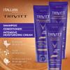 3 Piece Violet Toning Kit for Blonde Hair - Shampoo 280ml, Conditioner Cream 250ml, Intensive Moisturizing Cream 250ml for Advanced Hydration and Repair - Professional Trivitt by Itallian Hairtech view 3