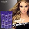 3 Piece Violet Toning Kit for Blonde Hair - Shampoo 280ml, Conditioner Cream 250ml, Intensive Moisturizing Cream 250ml for Advanced Hydration and Repair - Professional Trivitt by Itallian Hairtech view 4