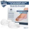 Dr. Frederick's Original Moisturizing Gel Socks - 4 Pieces - Prevents Dry Cracked Heels & Cracked Feet - Day & Night Socks - W4-10 | M5-8 view 2