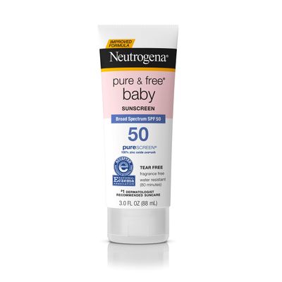 Neutrogena Pure & Free Baby Spf#50 Sunscreen 3 Ounce (88ml)