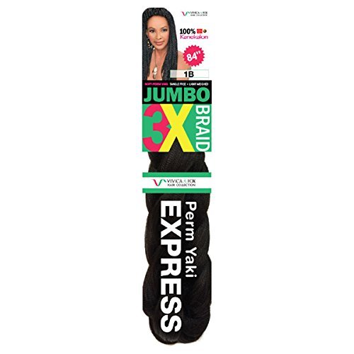 Vivica A Fox Hair Collection Jumbo 3X Braid 84" (4 Pack, Color 2)