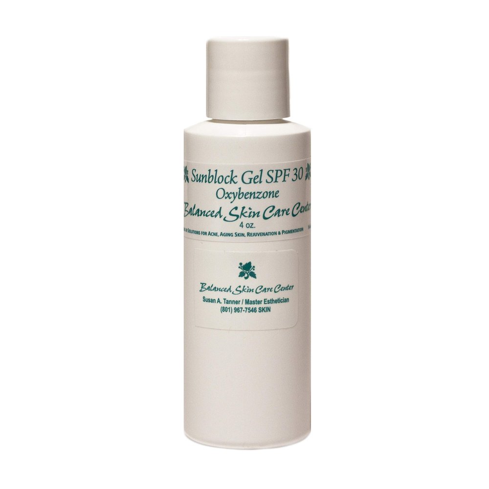 Anti-Aging Clear Sunblock Moisturizing Gel (Oxybenzone) SPF 30-4oz