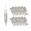 Pinkiou 3RL Disposable Permanent Makeup Pigment Cartridges Stainless Steel Sterile Needles for Eyebrow Tattoo Machine Pen (Pack of 10) view 1