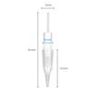 Pinkiou 3RL Disposable Permanent Makeup Pigment Cartridges Stainless Steel Sterile Needles for Eyebrow Tattoo Machine Pen (Pack of 10) view 3