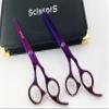 6" Professional Barber Razor Edge Color Coated Hair Cutting and Texturizing Shears Scissors Set+case view 4