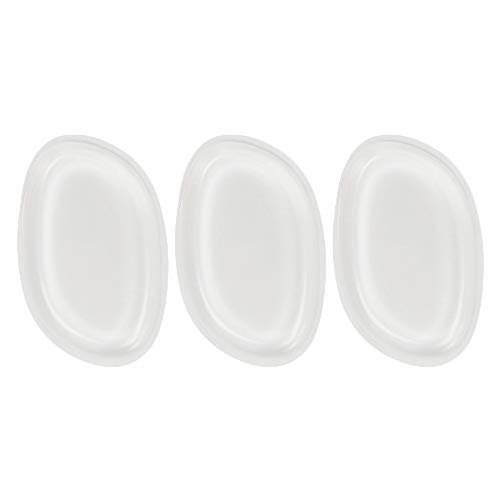 3 Packs Silicone Makeup Sponge -Pro Quality Gel Puff Sponge Silicon Blender (Rhomboid)