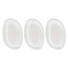 3 Packs Silicone Makeup Sponge -Pro Quality Gel Puff Sponge Silicon Blender (Rhomboid) view 1