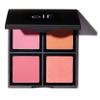 e.l.f. Powder Blush Palette, 4 Tonal Shades, Light, 0.56 oz. view 1