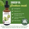Virgin Soursop Oil (Anona Muricata, Graviola, Guanabana)  100% Pure, Organic, Cold-Pressed, Unrefined  4oz - 120ml  Natural Facial Oil & Moisturizer for Dry, Damaged, or Sensitive Skin view 4