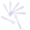 100 Pcs Disposable Plastic Frosted Cosmetic Mask Spoon Clear Makeup Facial Mask Cream Spatula Scoop for Easy Mixing and Sampling view 1