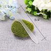 100 Pcs Disposable Plastic Frosted Cosmetic Mask Spoon Clear Makeup Facial Mask Cream Spatula Scoop for Easy Mixing and Sampling view 2