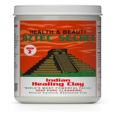 Aztec Secret  Indian Healing Clay 2 lb  Deep Pore Cleansing Facial & Body Mask  The Original 100% Natural Calcium Bentonite Clay  New Version 2