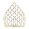10" Traditional Rhinestone Crown - Gold #11185G view 1