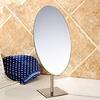 GURUN Large Oval Tabletop Vanity Mirror 7x12 Antique Brass Luxuries Makeup Mirror with Stand for Jeweller's M2017 view 2
