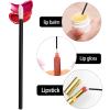 200 Pieces Disposable Lip Wands, Lip Brushes, Lipstick & Gloss Applicators Lint Free Makeup Applicator Brush Beauty Tool view 3