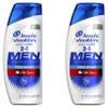 Head & Shoulders Shampoo and Conditioner 2 in 1, Anti Dandruff Treatment and Scalp Care, Old Spice Pure Sport for Men, 23.7 fl oz, Twin Pack view 1