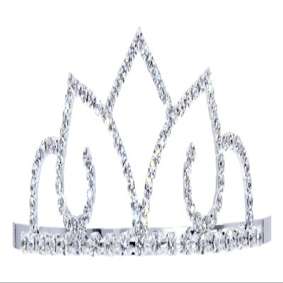 #16002 - Arabia Crystal Tiara with Combs