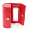 ASHLIN Genuine Leather Lipstick Case, Fire Engine Red [L01-48-47] view 1
