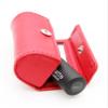 ASHLIN Genuine Leather Lipstick Case, Fire Engine Red [L01-48-47] view 2
