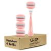 Gillette Venus ComfortGlide White Tea Women's Razor, Handle + 4 Blade Refills view 3