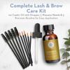 Pure Body Naturals Castor Oil for Eyelashes and Eyebrows - 1 Fl Oz Nourishing Brow & Lash Growth Serum - Organic, Hexane Free, Cold Pressed, Unrefined - Eyelash and Eyebrow Growth Serum for Women view 3