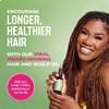 Mielle Organics Rosemary & Mint Hair Oil - Strengthening Biotin Oil Infused Frizzy & Damaged Hair Care - Split Ends & Dry Scalp Treatment to Support Longer, Healthier Strands, 2oz view 2
