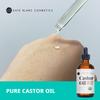 Kate Blanc Cosmetics Castor Oil Organic (4oz), 100% Pure, Cold Pressed, Hexane Free. Natural Oil for Hair, Eyelashes, Eyebrows. Skin Moisturizer with Starter Kit view 4