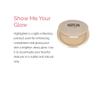 Elizabeth Mott Show Me Your Glow 2-in-1 Powder Highlighter Makeup and Shimmer Eye Shadow - Natural Face Glow Makeup, Cruelty-Free and Paraben-Free - Illuminating Champagne Highlighter (10g) view 3