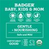 Badger Belly Butter, Organic Stretch Mark Cream for Pregnant Belly, Rich Hypoallergenic Moisturizing Organic Cocoa Butter & Coconut Body Butter for Women, 2 oz Tin view 4