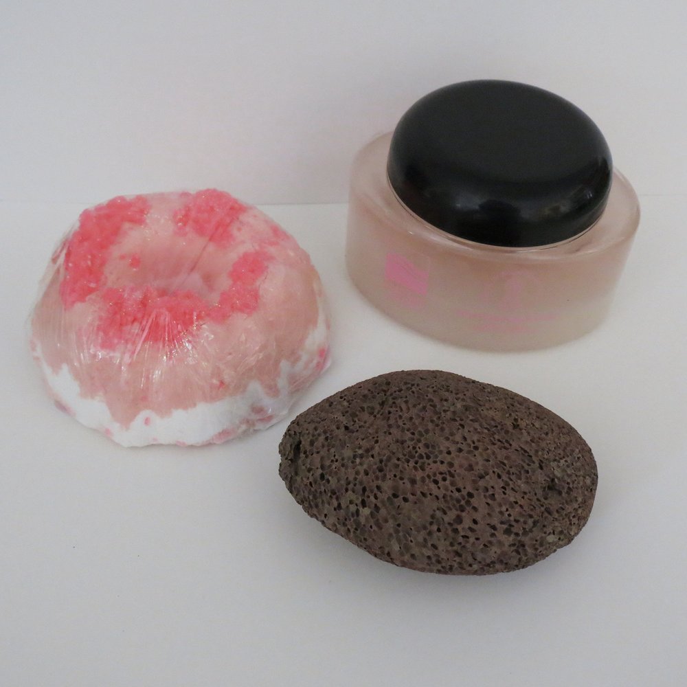 Bath Bombs: Cherry Almond Bath Bomb, 10 oz Dead Sea Spa Care Almond Dry Salt Scrub and Pumice Stone by Dead Sea Spa Care, Bubble Bath, Bath Bombs