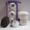 Bath Bomb Products - Bubble Bath Truffles: Lavender Pomegranates 3 Pack Bath Truffles, 32 oz Pomegranate Dry Salt Scrub, Pumice Stone by Dead Sea Spa Care, Bubble Bath, Bubble Truffles, Bath Truffle view 1