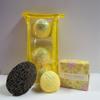 Bath Bomb Products - Bubble Bath Truffles: Lemmon Verbena 3 Pack Bath Truffles, 6.35 oz Lemmon Verbena Shea Butter Soap, Pumice Stone by Dead Sea Spa Care, Bubble Bath, Bubble Truffles, Bath Truffle view 1