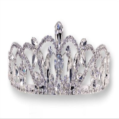#16241 - Royal Princess Cluster Tiara with Combs - 1.5"