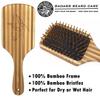 Badass Beard Care Wood Bristle Beard Brush For Men - Anti-static, 100% Bamboo & Light Weight view 3