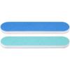 25pcs - PANA Mini Double-Sided Emery Nail File for Manicure, Pedicure, Natural, and Acrylic Nails - Blue/Light Blue (Grit 80/80) view 1